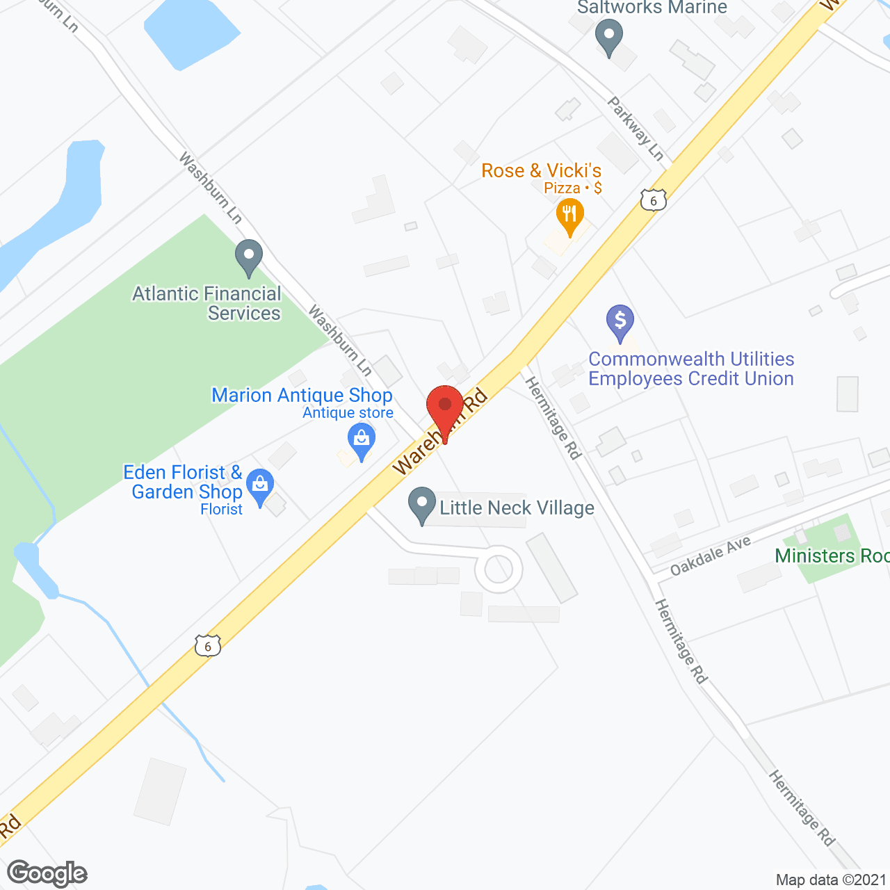 Little Neck Village in google map