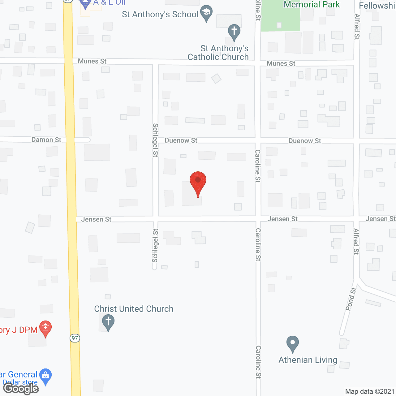 Plisch Street Apartments in google map