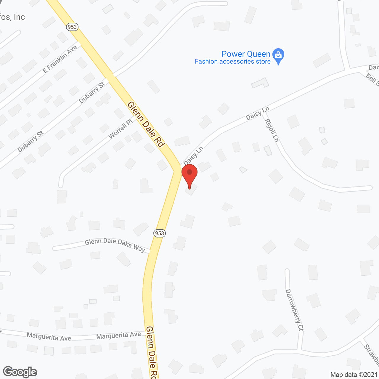 Barbie's Assisted Living in google map