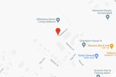 Milestone Senior Living Hillsboro in google map