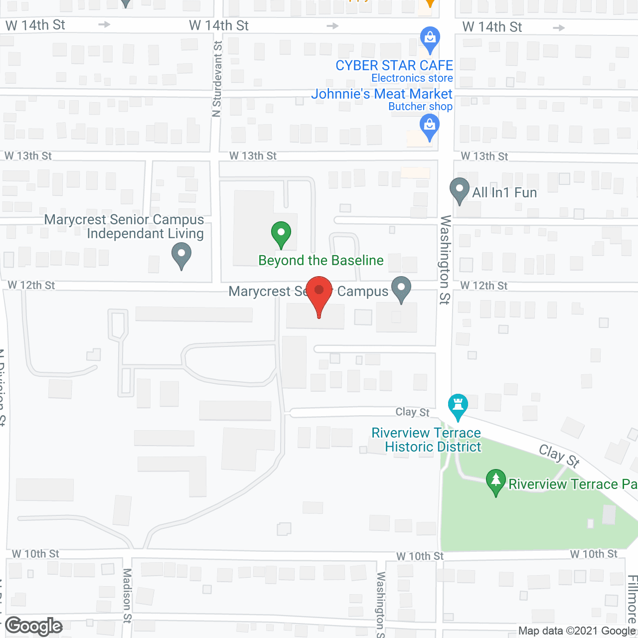 Petersen Commons Assisted Living in google map