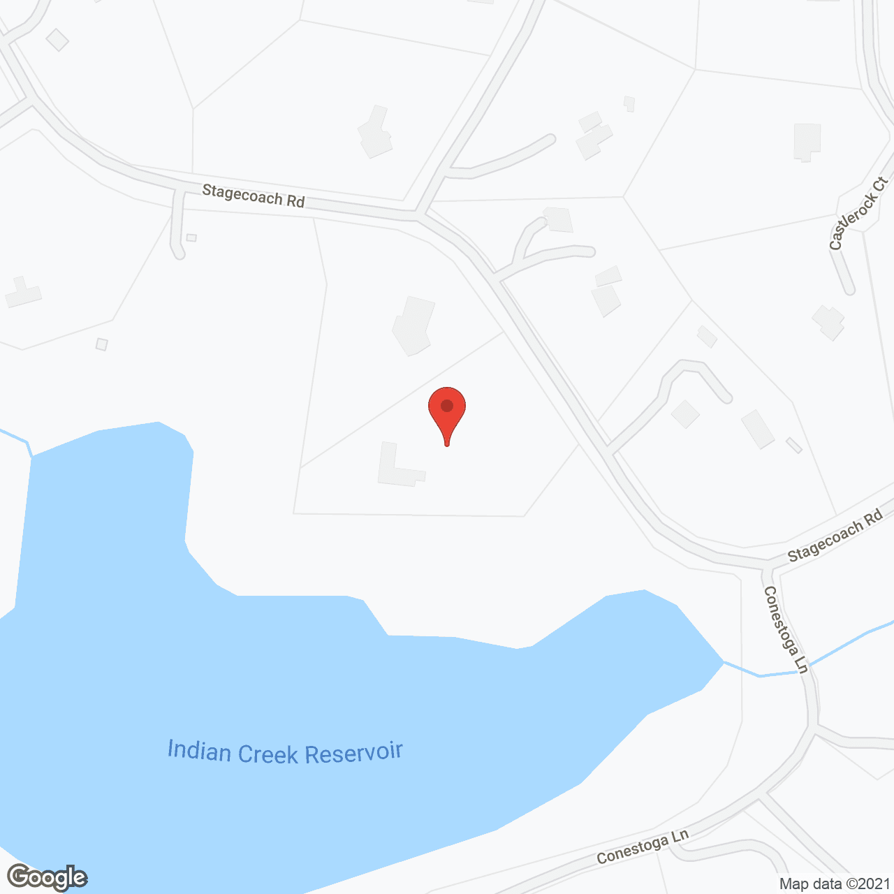 Lakefront Oaks Estate in google map