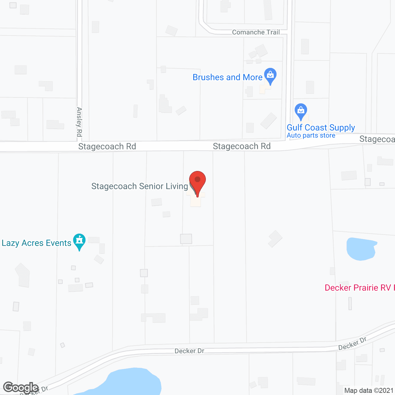 Stagecoach Senior Living in google map