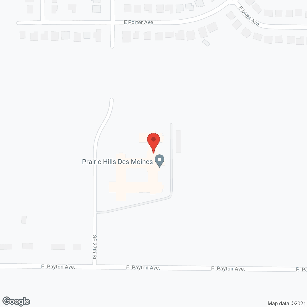 Addington Place of Des Moines in google map