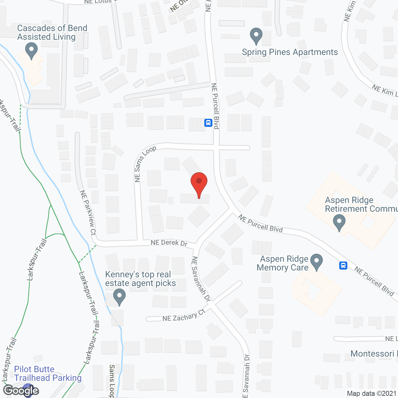 Pilot Butte Village in google map