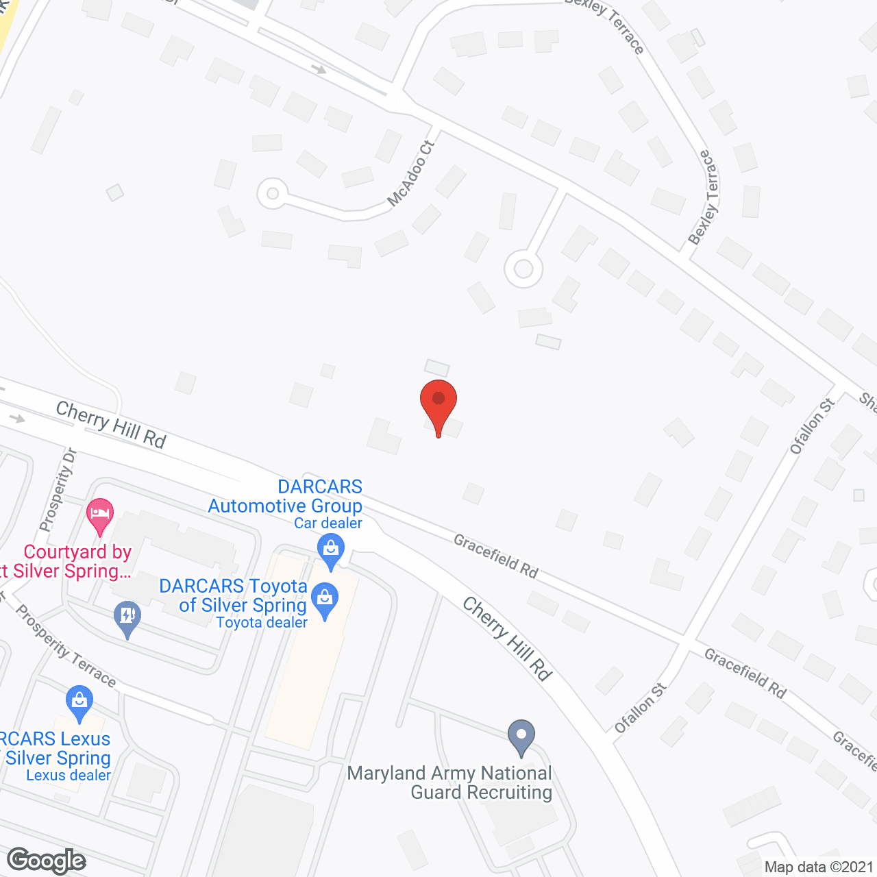 Sylva Villas Assisted Living Facility in google map