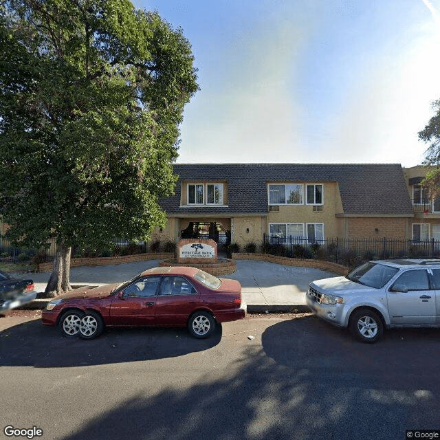 street view of Heritage Park at Woodman - Senior Apartments