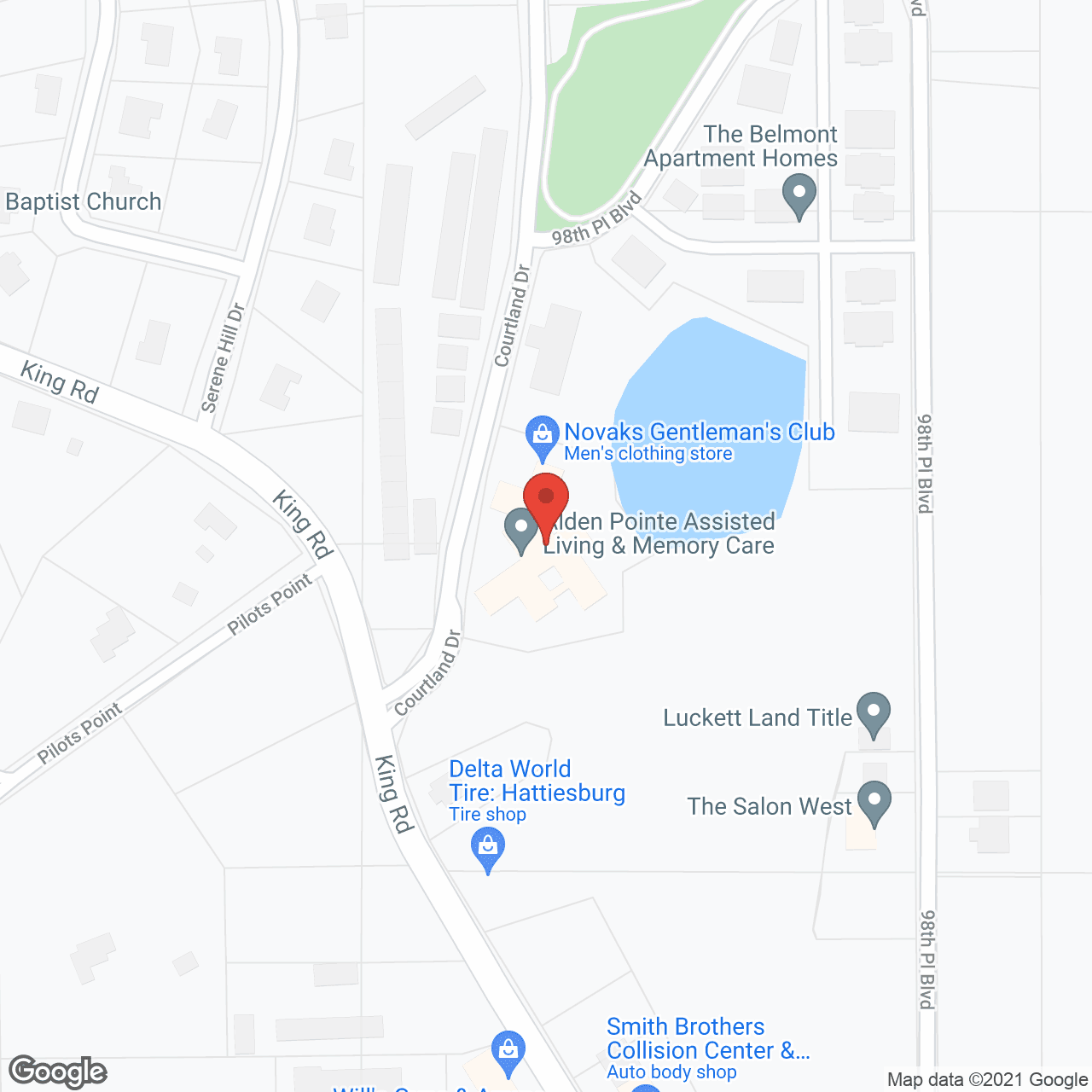 Alden Pointe Assisted Living in google map
