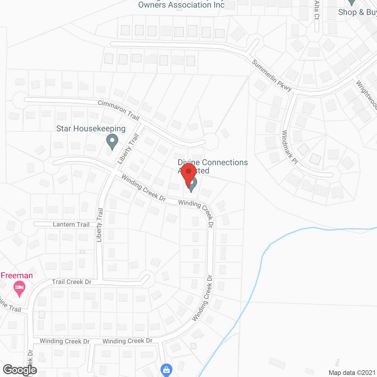Divine Connections in google map