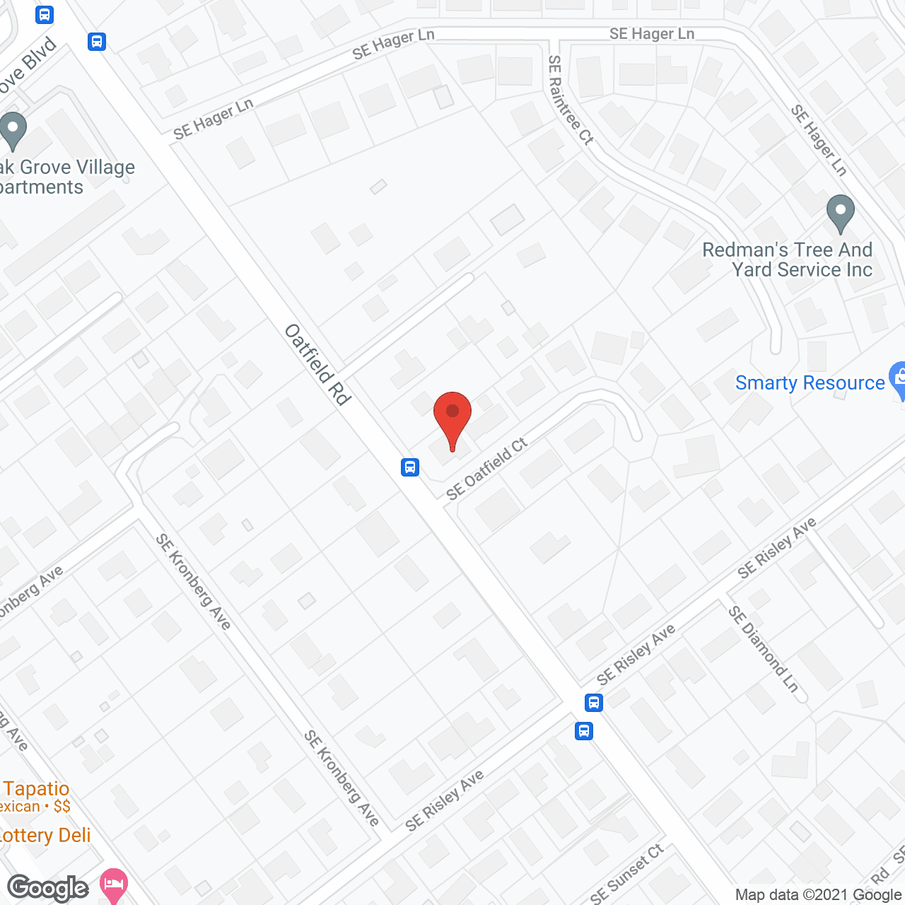 Oatfield Senior Care Home in google map