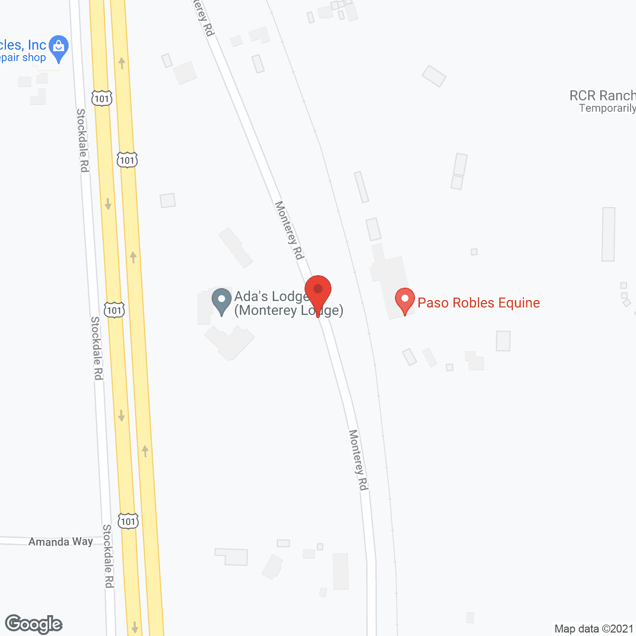 Mission Lodge in google map