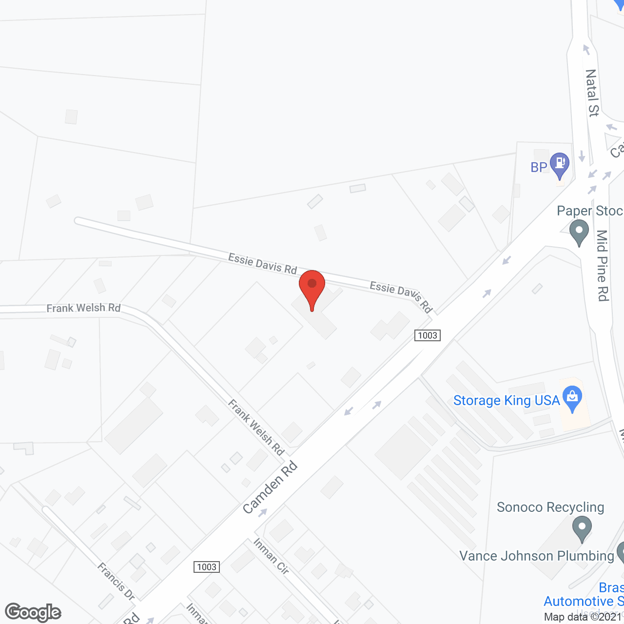 Pine Valley Adult Care in google map