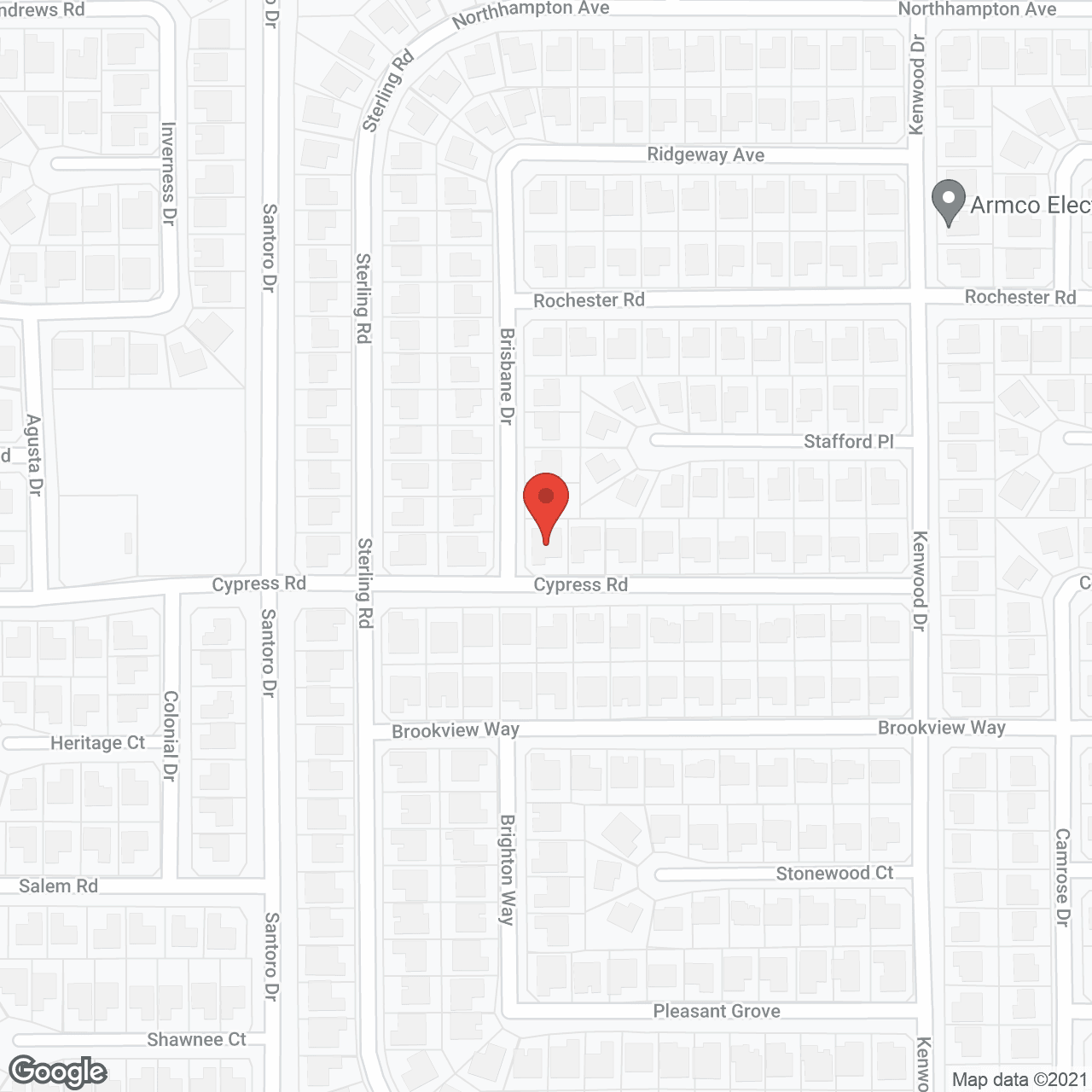 Desert Cypress Eldercare in google map