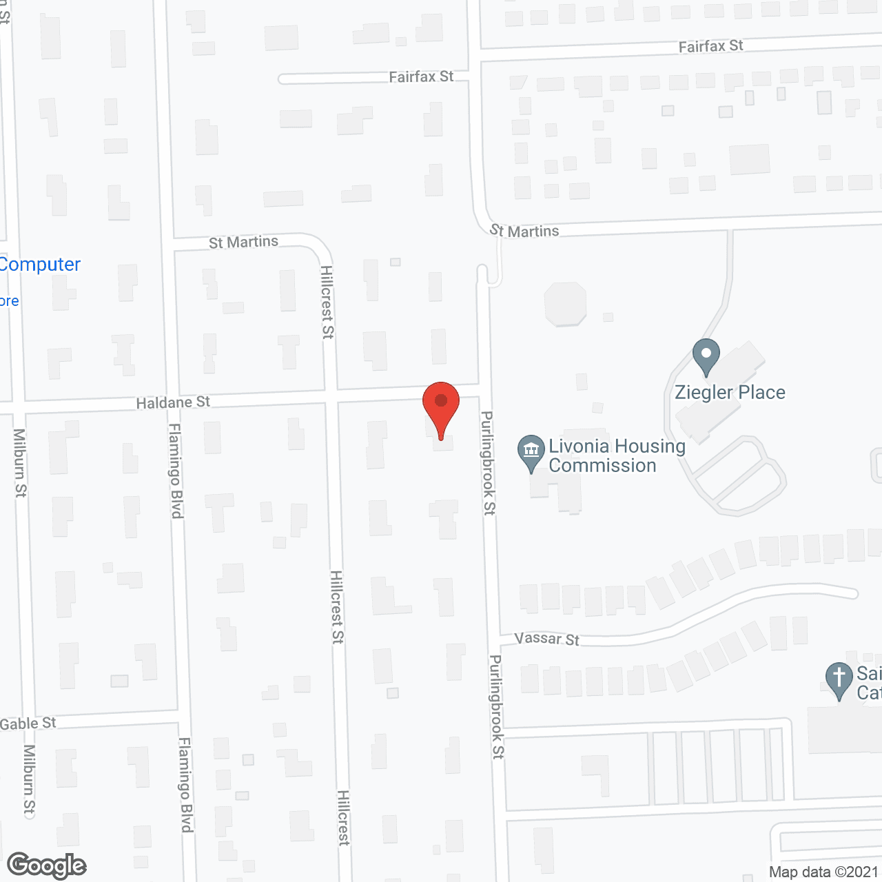 Milburn II House in google map