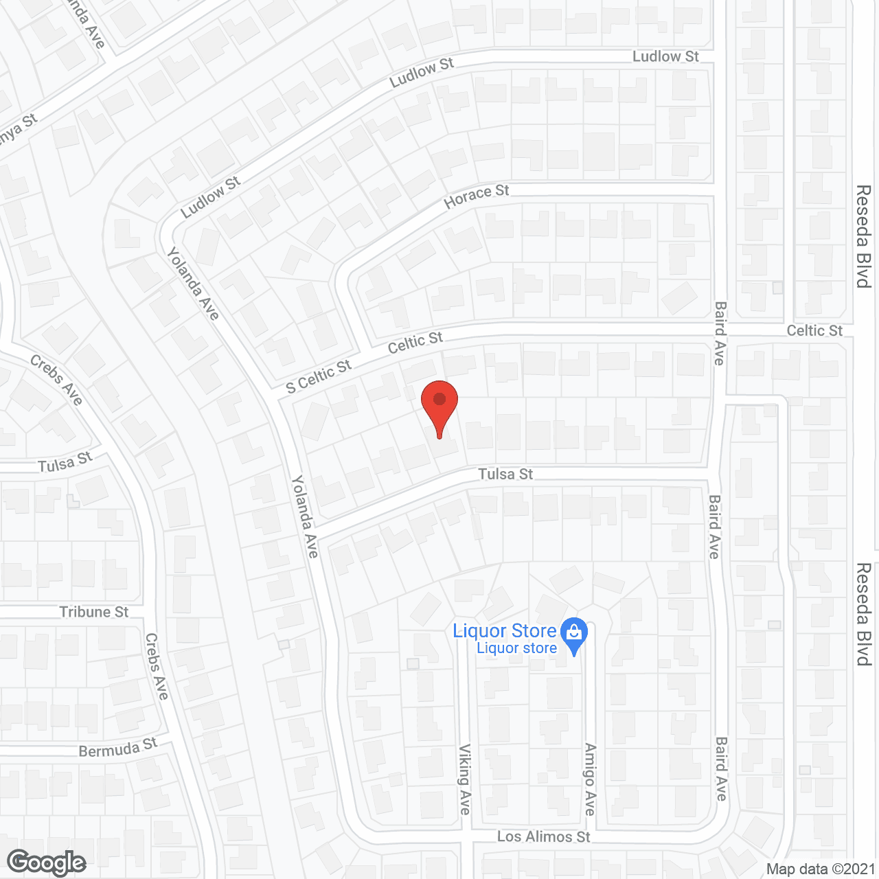 Porter Ranch Aloha I in google map