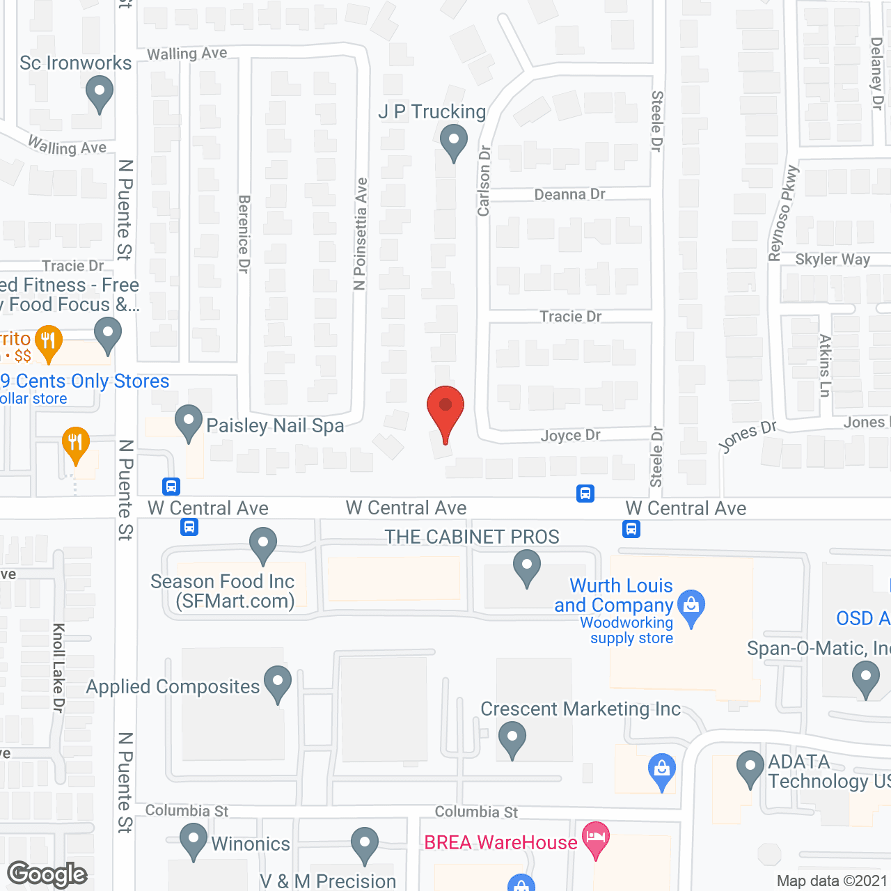 The Villa at Pleasant Hills in google map