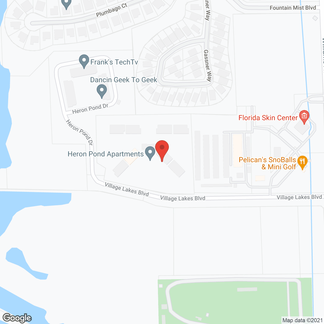 Heron Pond Apartments in google map