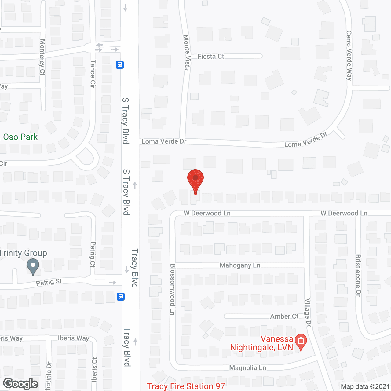 Deerwood Residential in google map