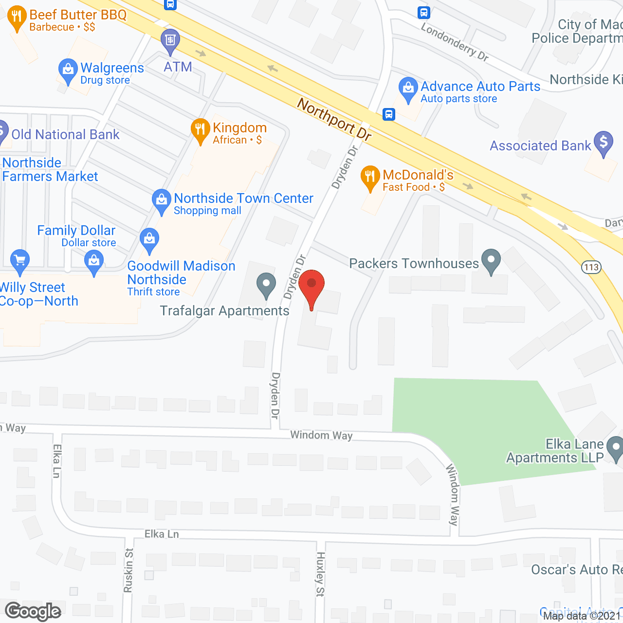 Northshore Estates in google map