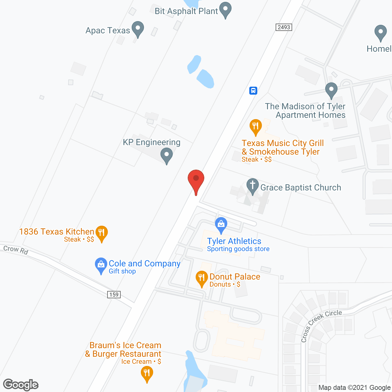 Azalea Trails in google map