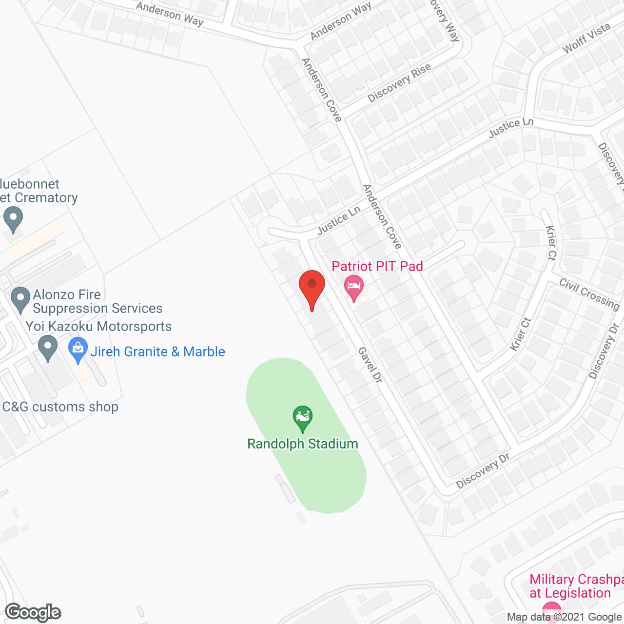 Silverstone AFH in google map
