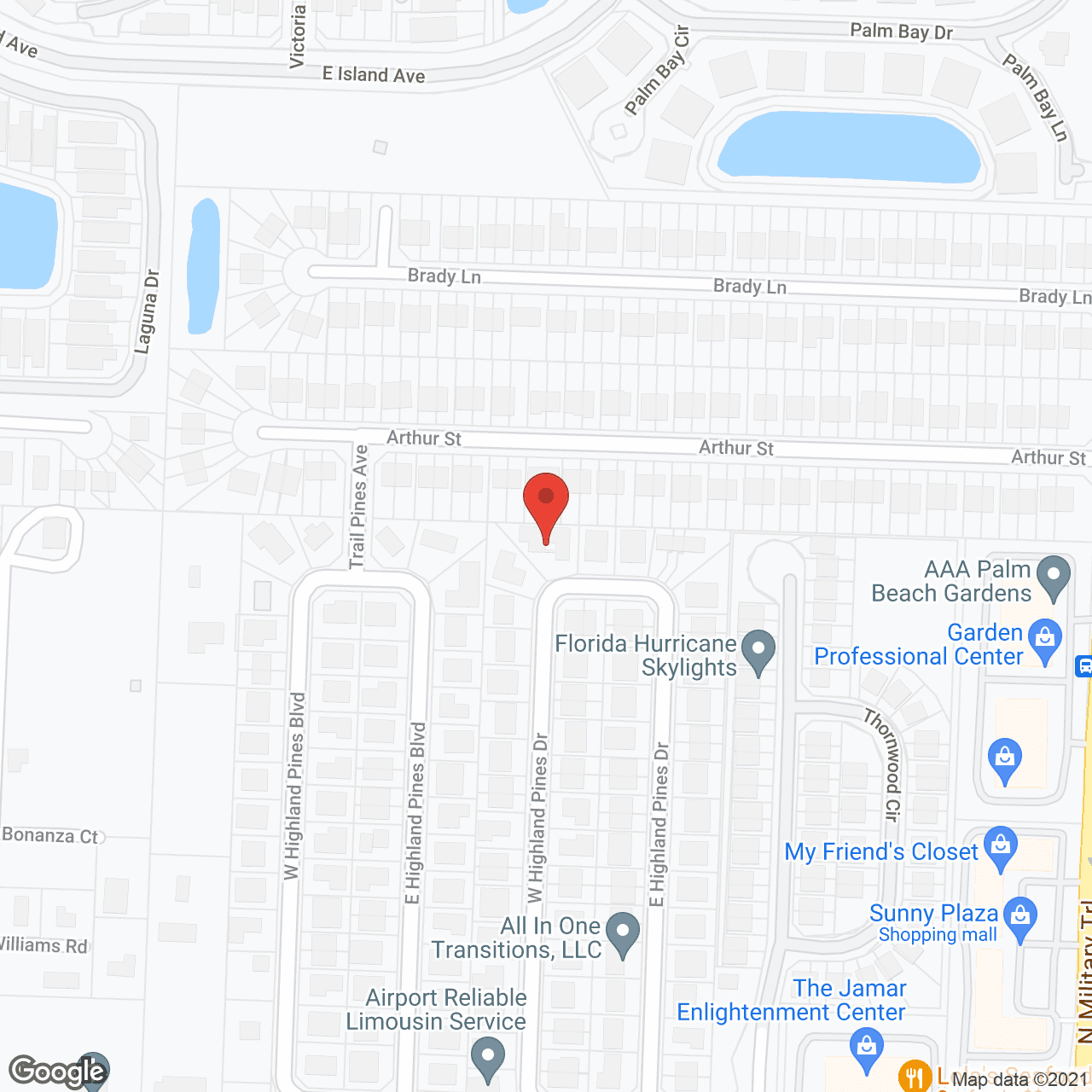 Assisted Living of Palm Beach Gardens in google map