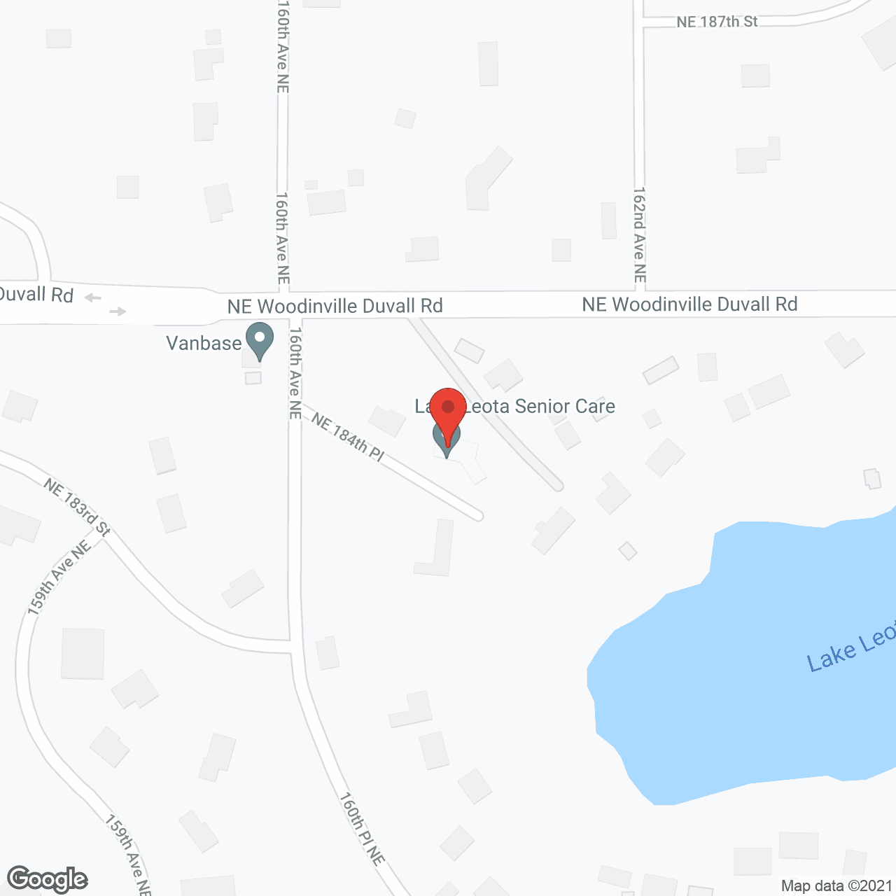 Lake Leota Senior Care in google map