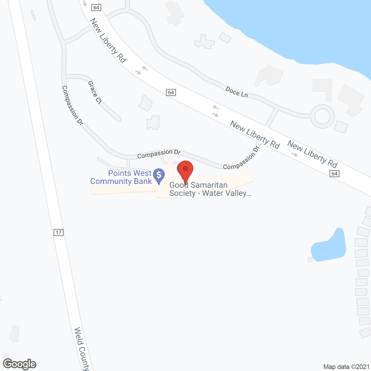 Good Samaritan Water Valley Resort in google map
