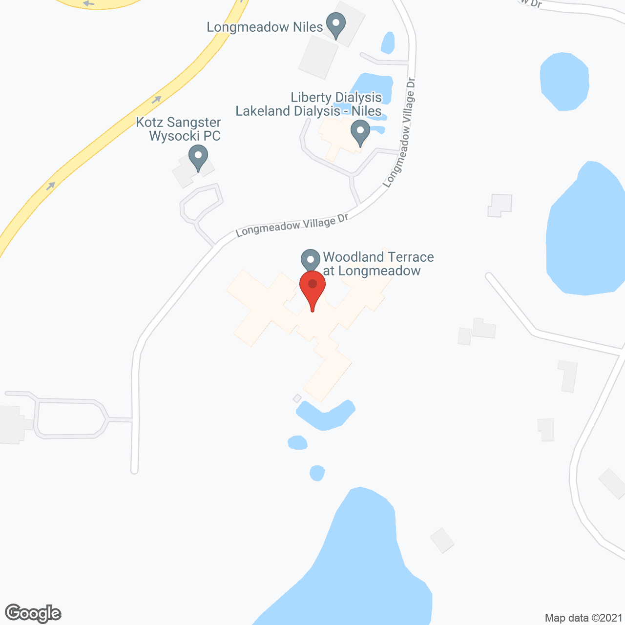 Woodland Terrace Senior Living – Longmeadow of Niles in google map