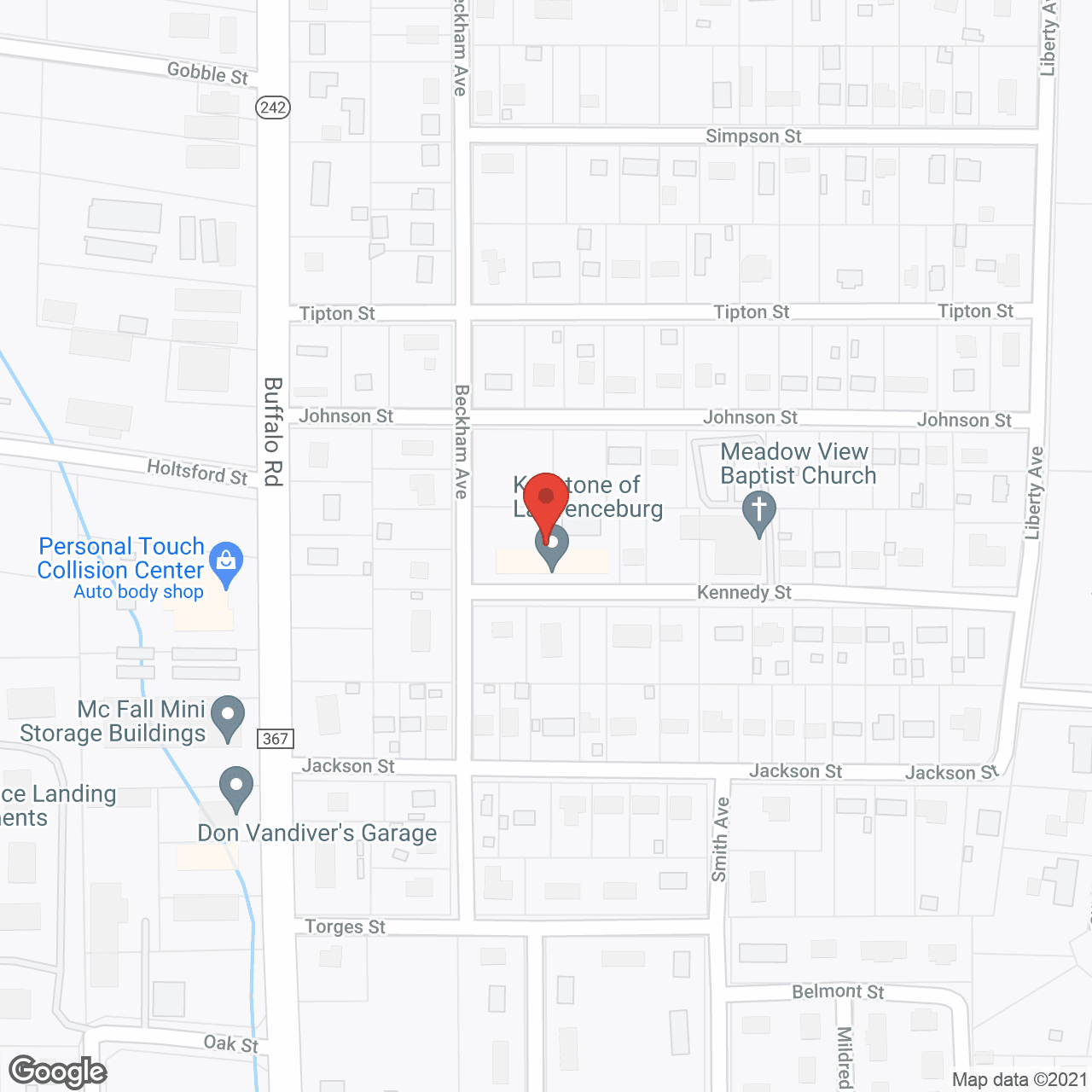 Keestone Senior Community in google map