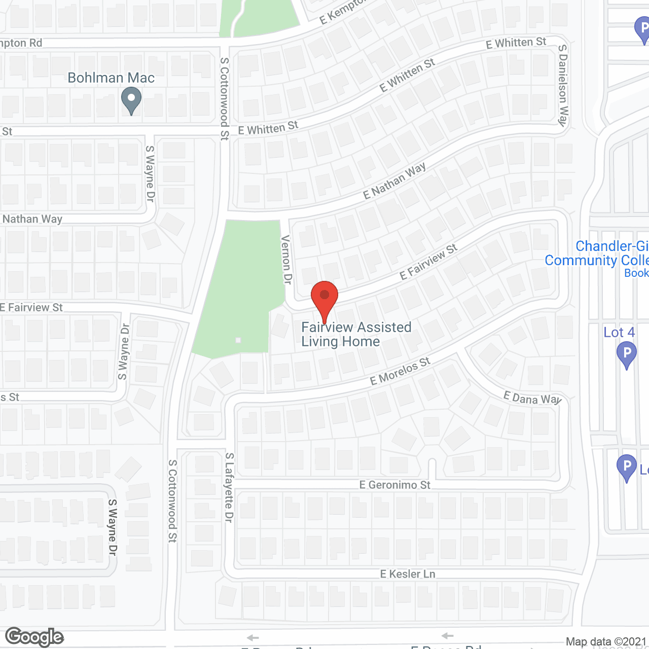 Fairview Assisted Living Home in google map