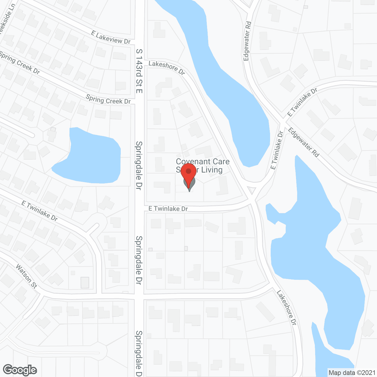 Covenant Care Senior Living in google map