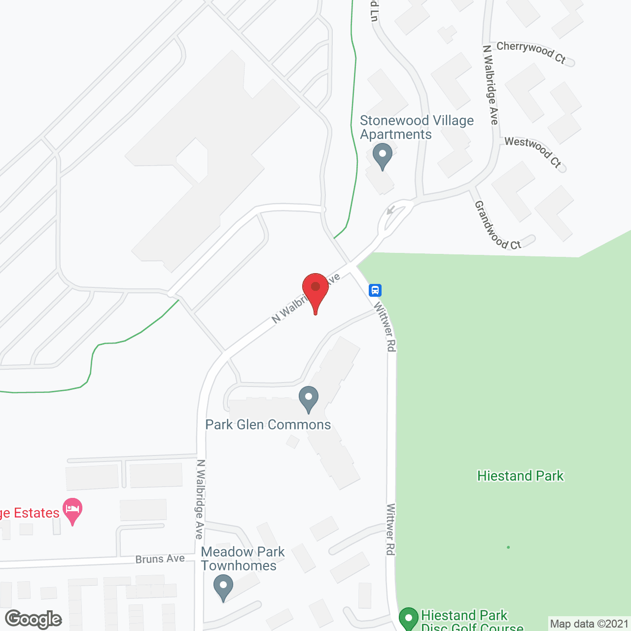 Park Glen Apartments in google map