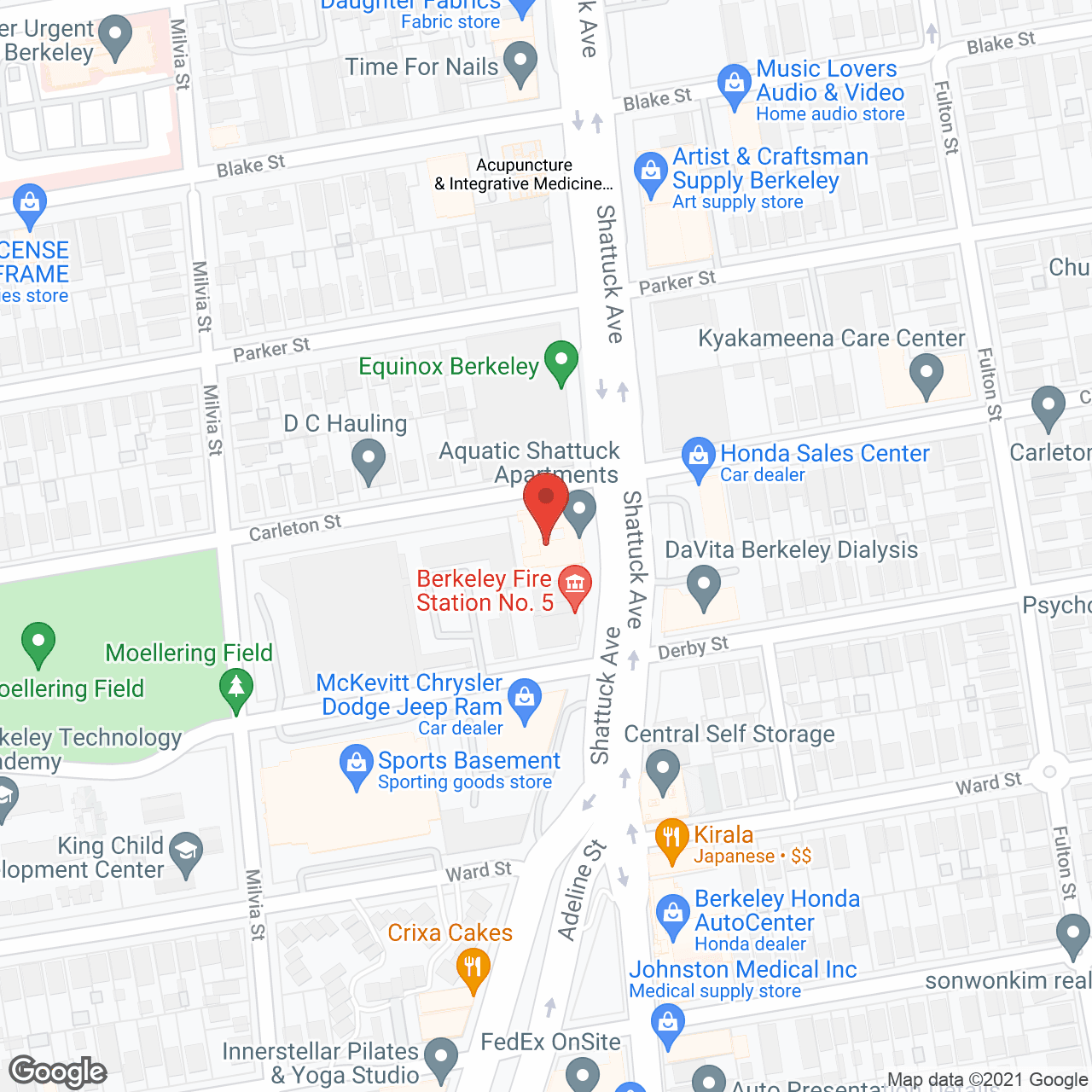 Berkeley Springs Manor in google map