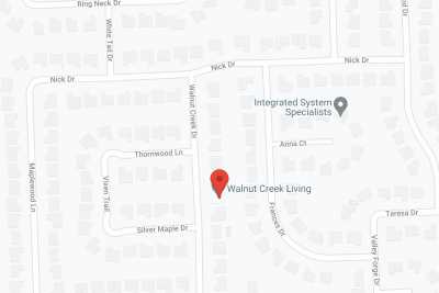 Walnut Creek Living in google map