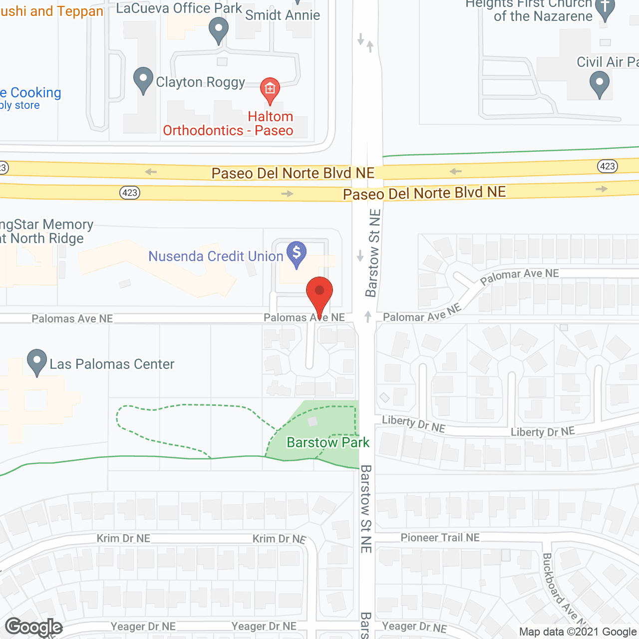 Paloma Landing in google map