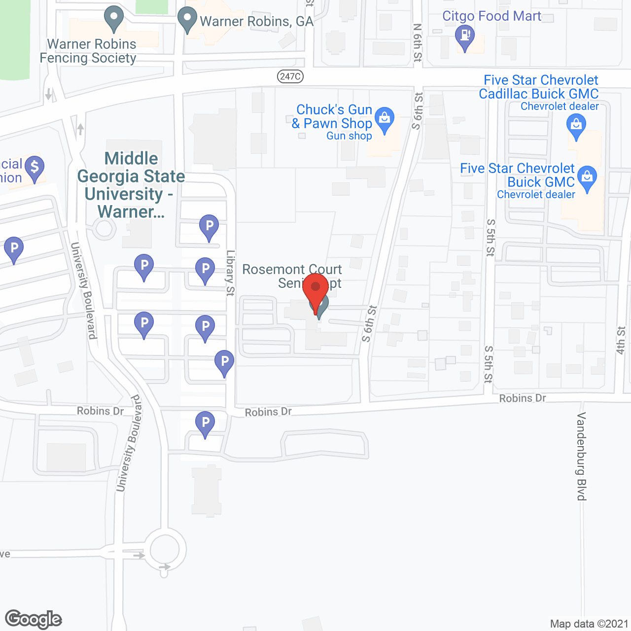 Rosemont Court in google map