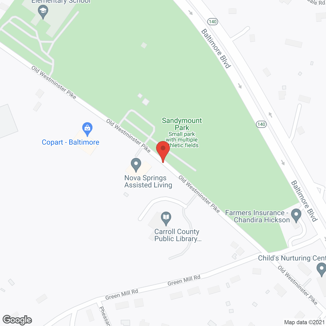 Nova Springs Assisted Living in google map