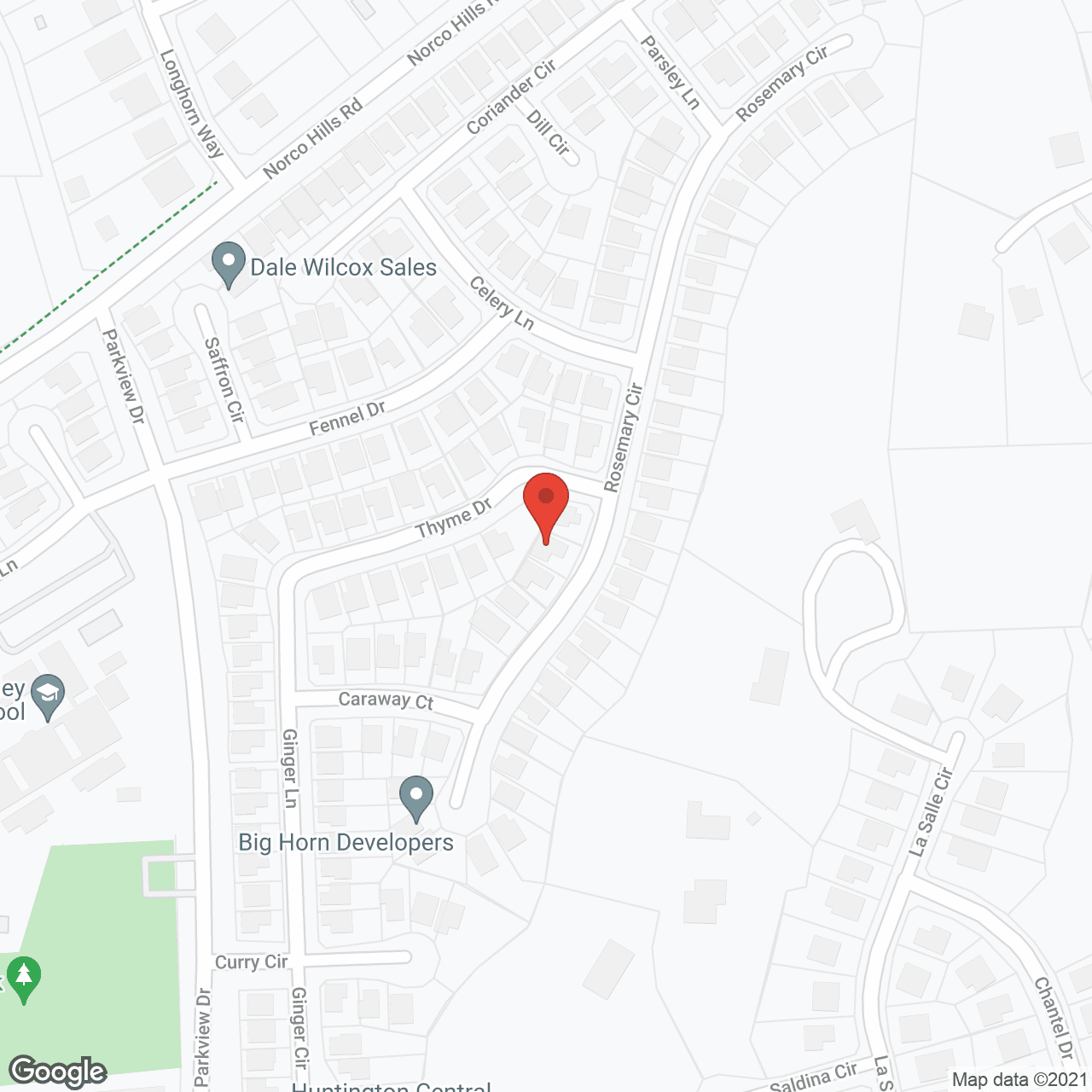 Teo's Care at the Corona Hills in google map