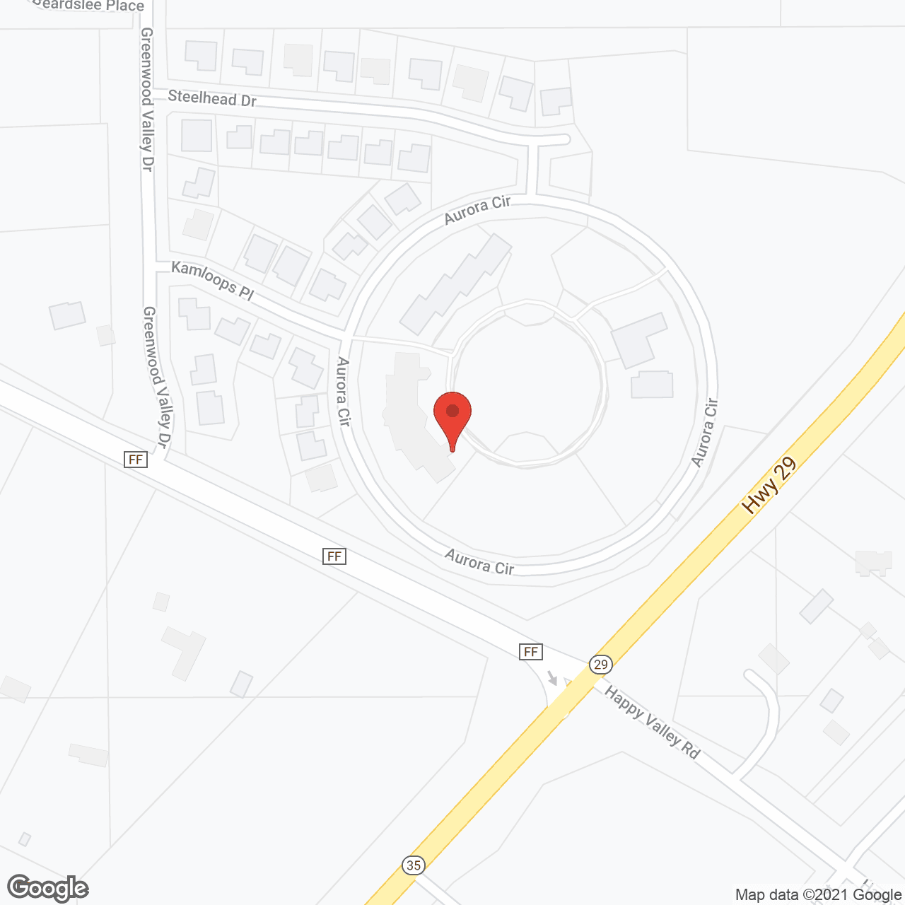 The Grands at River Falls Independent Living in google map