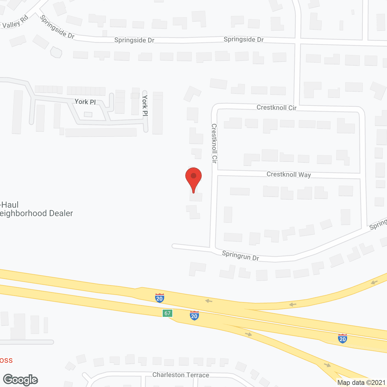Crestknoll Personal Care Home in google map
