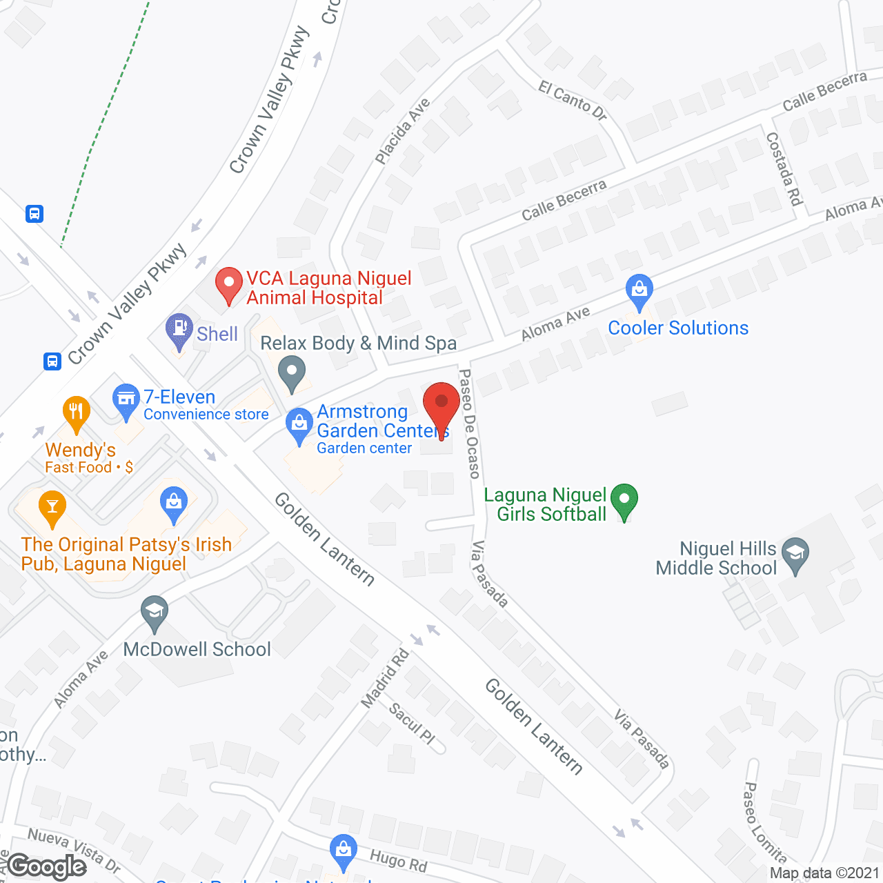 Accent Living in google map