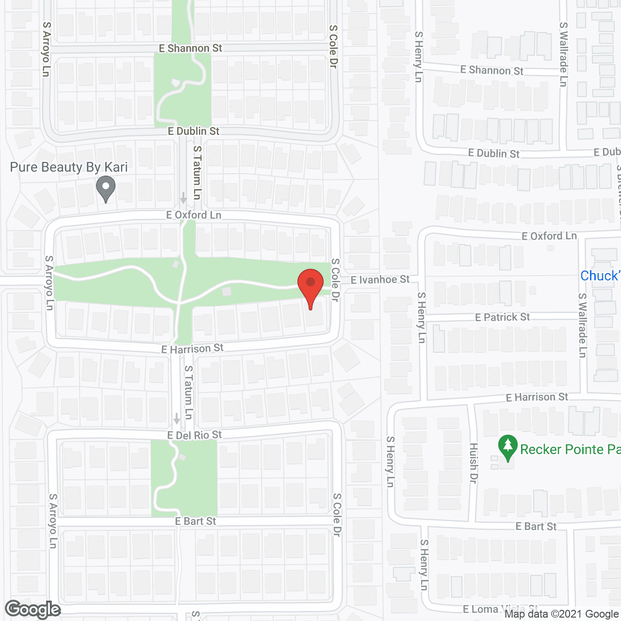 Greenfield Assisted Living III in google map
