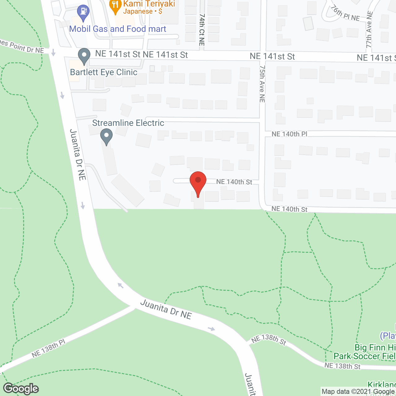 Finn Hill Park AFH in google map