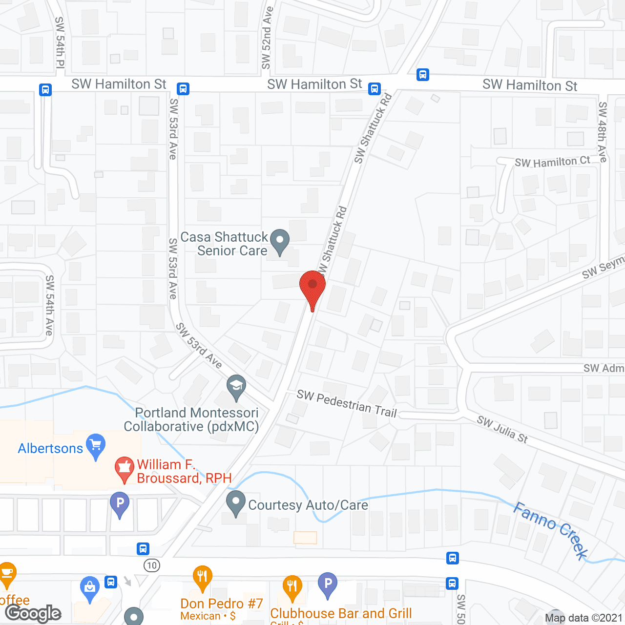 Casa Shattuck Senior Care in google map
