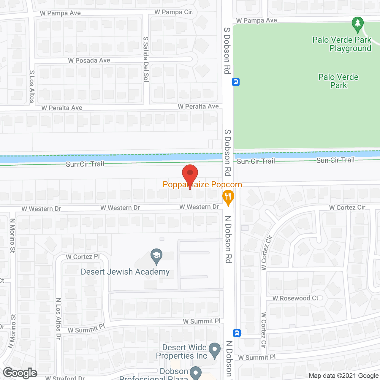 Eldercare at Santa Anna in google map