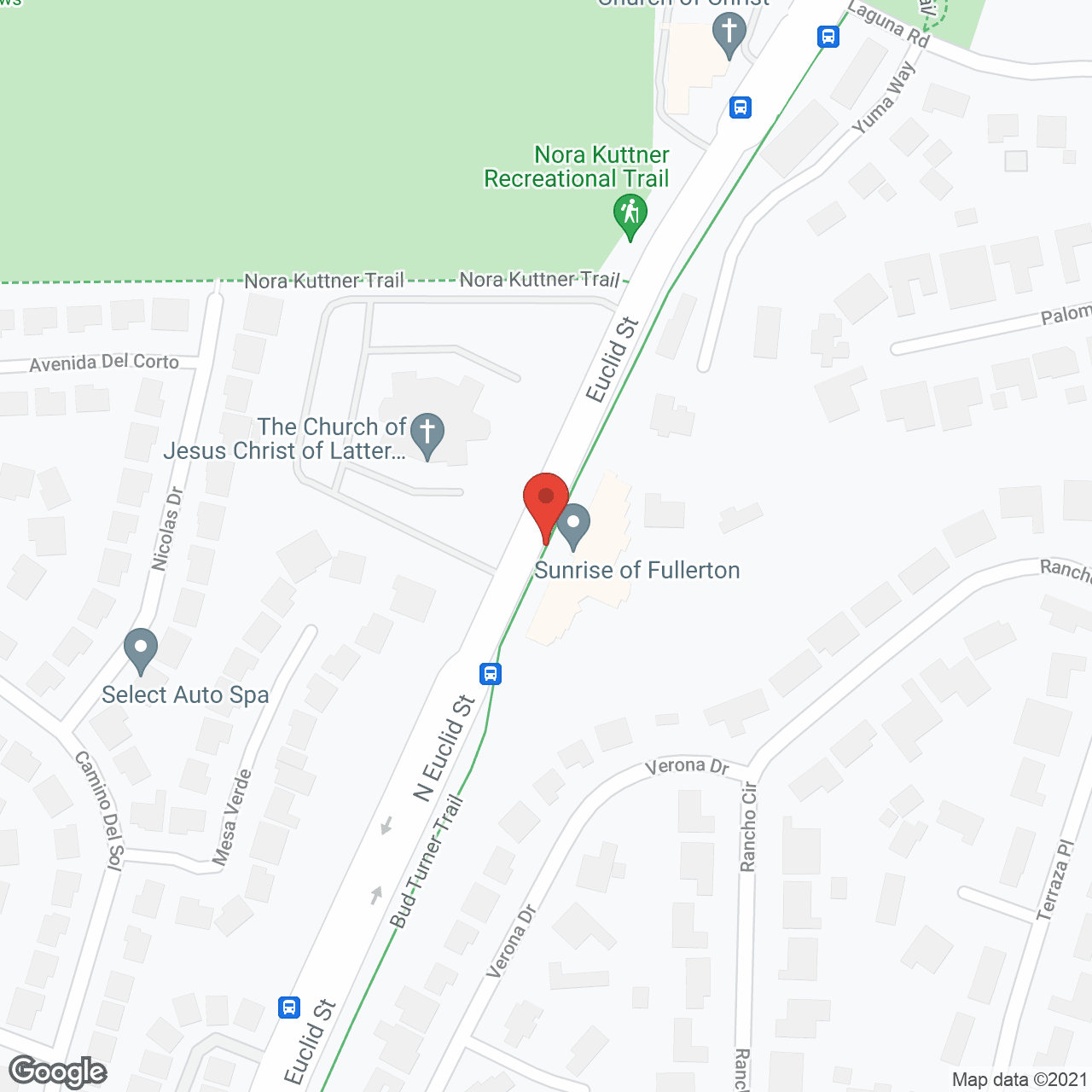 Ivy Park at Fullerton in google map