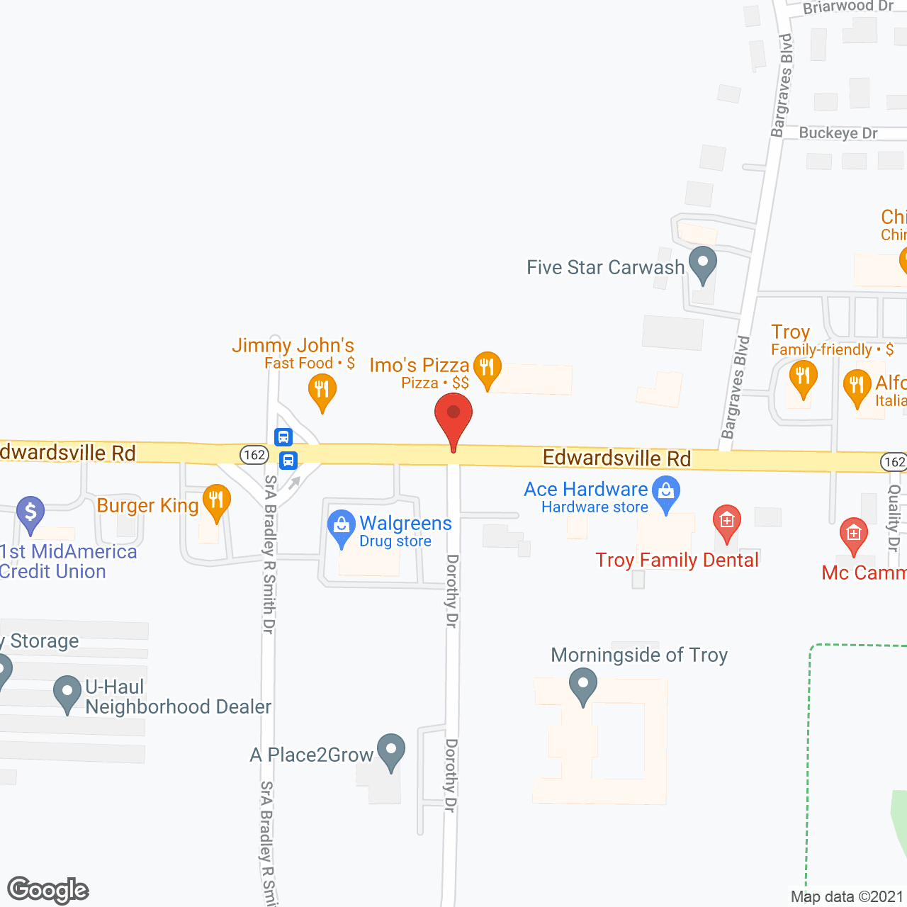 Cedarhurst of Troy in google map