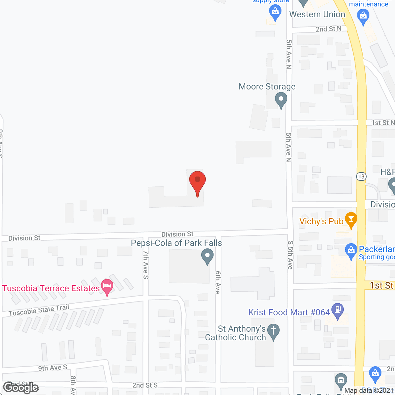 Park Village in google map