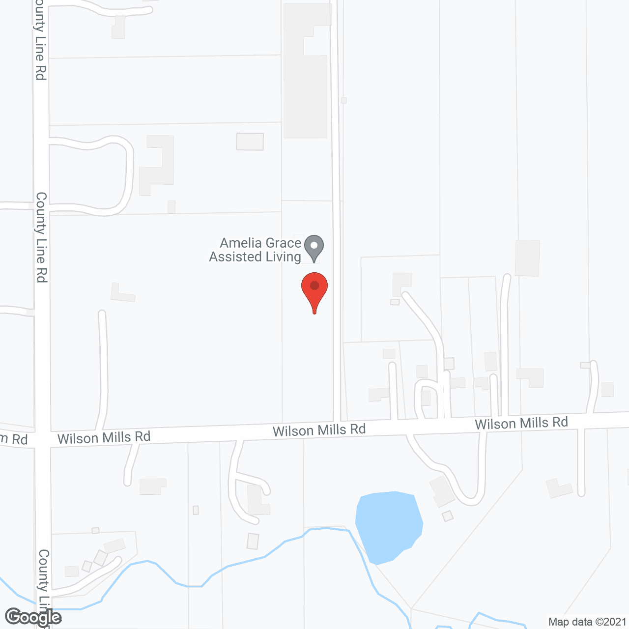 Amelia Grace Assisted Living in google map